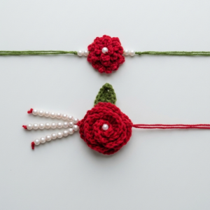 Rosette Rakhi & Lumba Pair